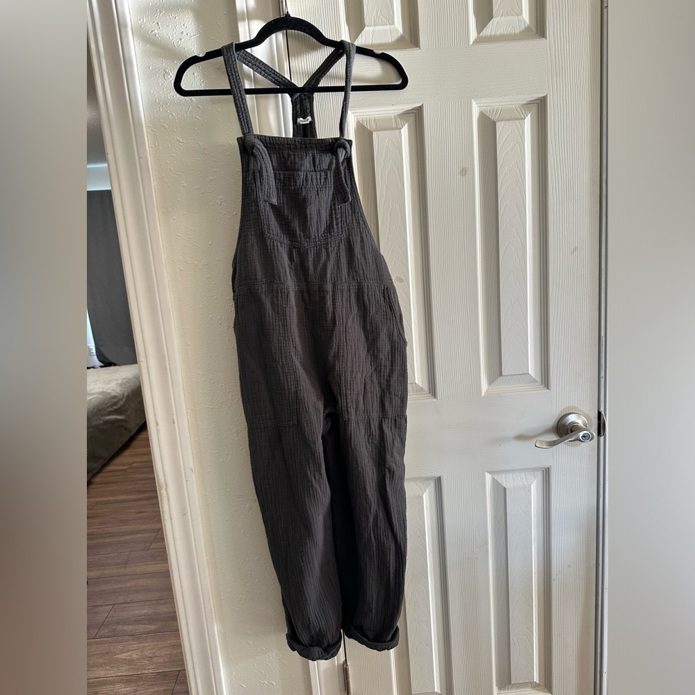 Arie Waffle Tie Overalls